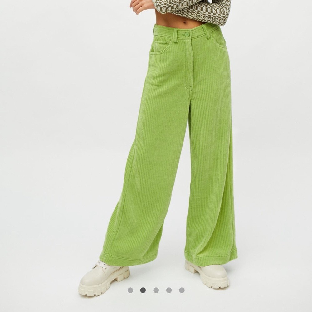 UO Lena Chenille Wide Leg Pant